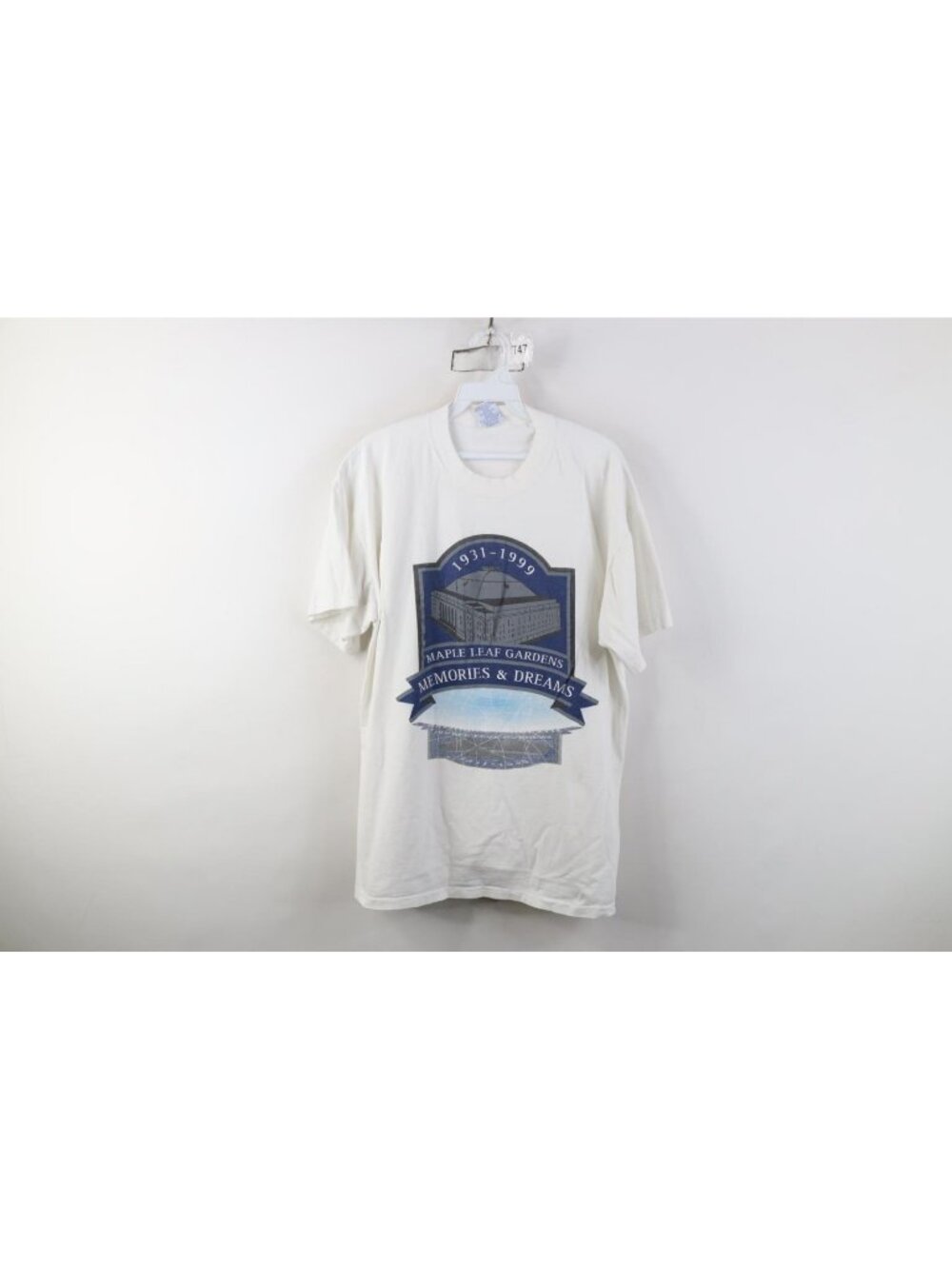Vintage 90s Mens Large Maple Leaf Gardens Toronto Maple Leafs Hockey T-Shirt